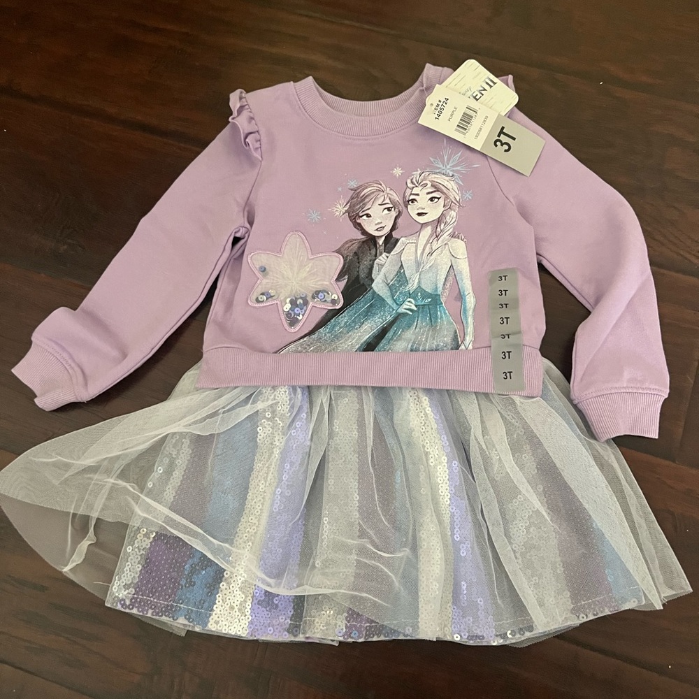 New Disney Elsa/ Anna dress 3T